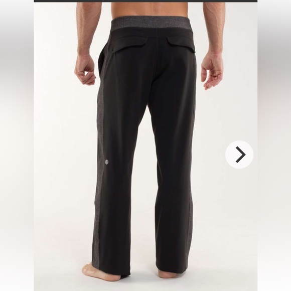 Lululemon Kung Fu Pant Black Herringbone Size M - Picture 2 of 16
